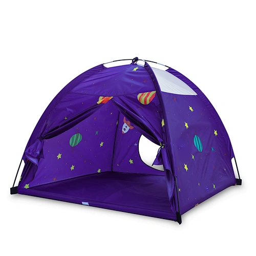 Homfu kids Play Tent Outdoor Tents Indoor Children Playhouse For Toddler Toys Boy Girls Gift Game Play Toys (Purple )